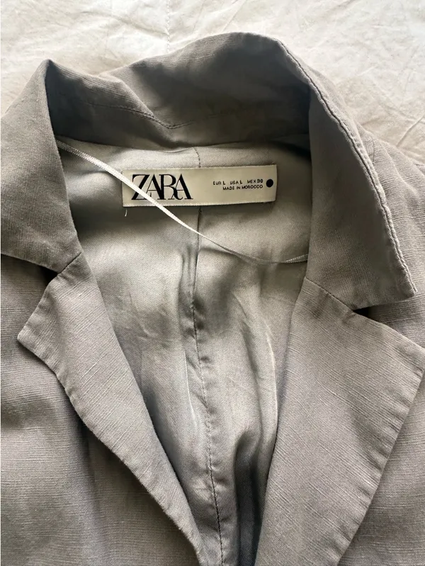 Zara Gray Vest Top - Image 2