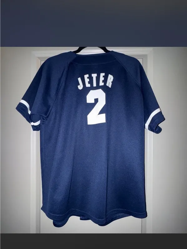 NY YANKEES Jeter Jersey Blue - Image 3