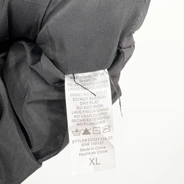 Altar'd State Womens Black Cropped‎ Puffer Cinch Back Gorpcore Outdoor Vest XL - Image 6