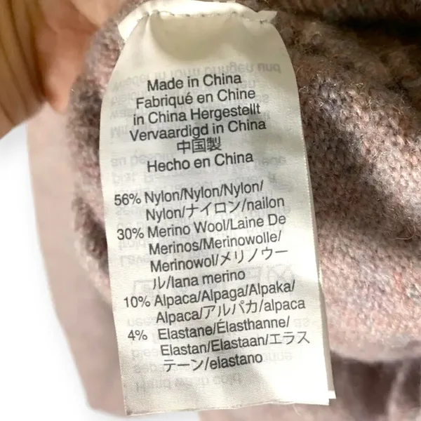 Madewell | Small | Lilac Coziest Date-Night Alpaca Wool Blend Faux Wrap Sweater - Image 7
