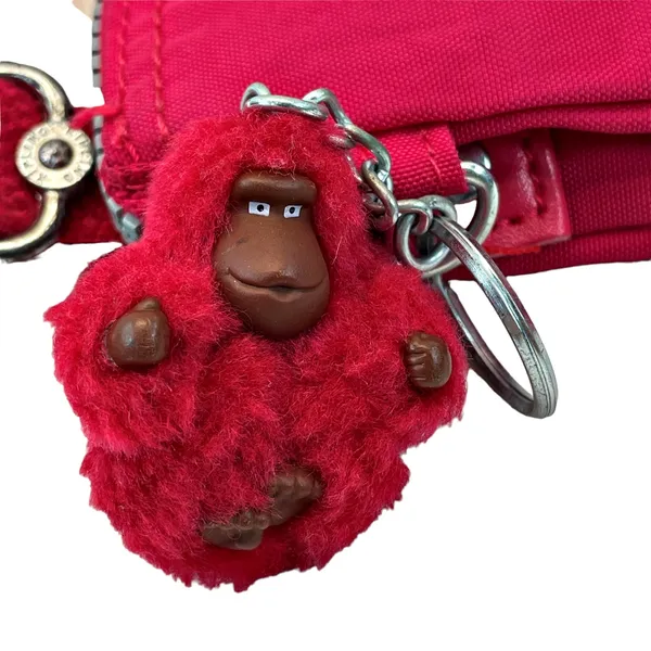 Kipling Crossbody Adj Crossbody Shoulder Bag Hot Pink Lobke Pink Gorilla Zip - Image 2
