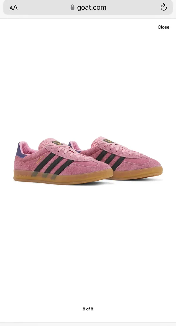 Adidas Pink Gazelle Sneakers - Image 5