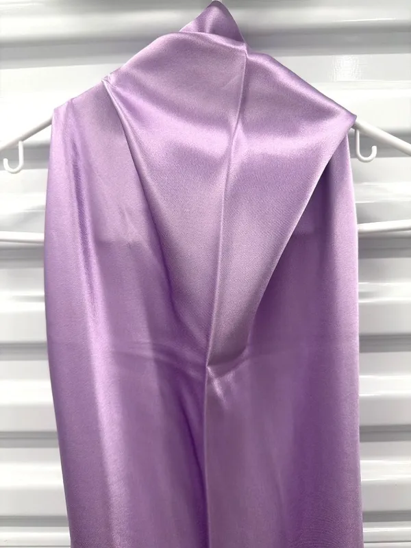 Sau Lee Penny Satin Mini Dress Lavender Womens Size 10 - Image 6