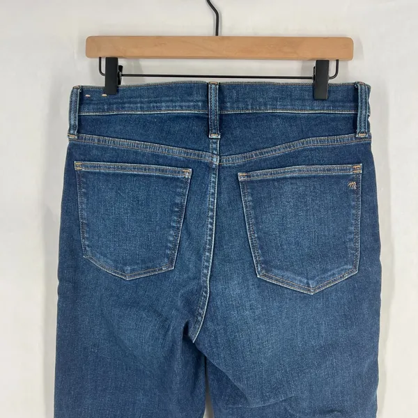 Madewell Skinny Jeans Womens 29 Blue Denim Cotton Mid Rise Medium‎ Wash - Image 7
