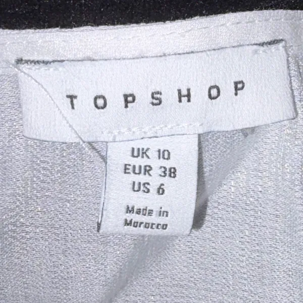 Topshop triple tie blouse - Image 5
