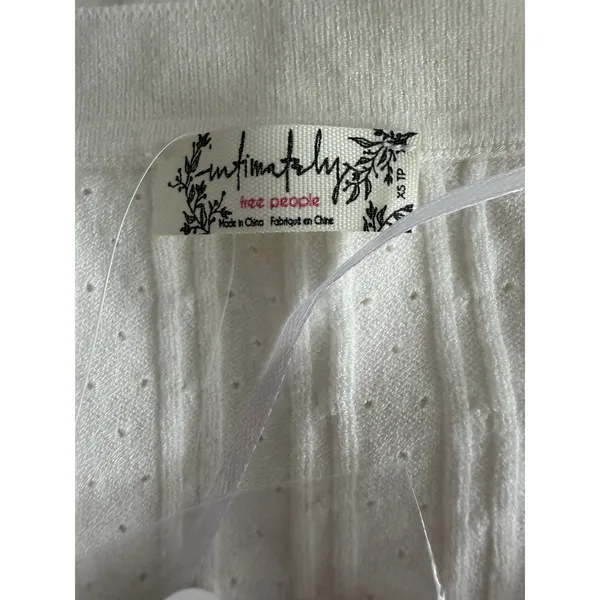 Free People Cassie Cardi Front Button Ivory Women's Size‎ X-Small - Image 10