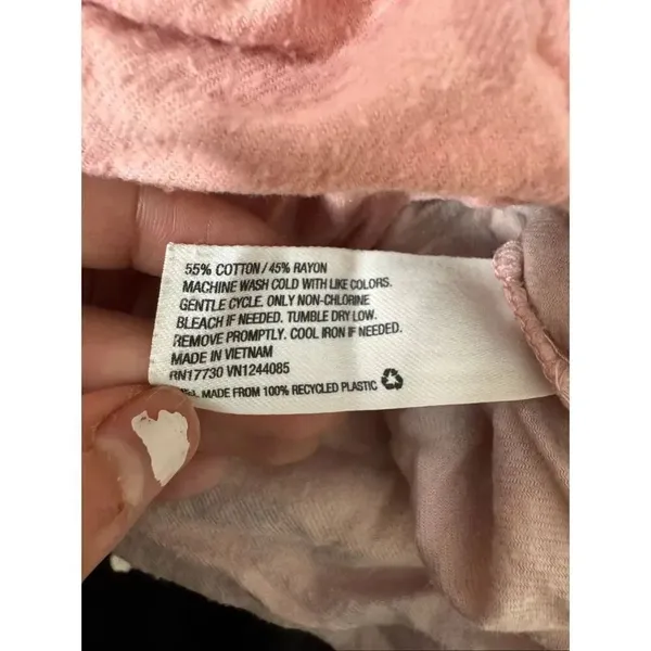 Colsie Pink Lounge Shorts Size XS Soft Cotton Rayon Pajama Shorts Elastic Waist - Image 5