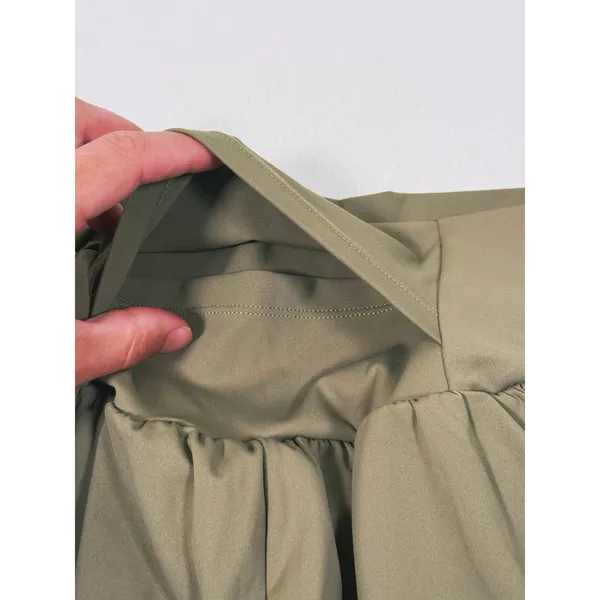 Halara Super High Waisted 2-in-1 Shorts Large Green Running Athletic Gym Workout - Image 10