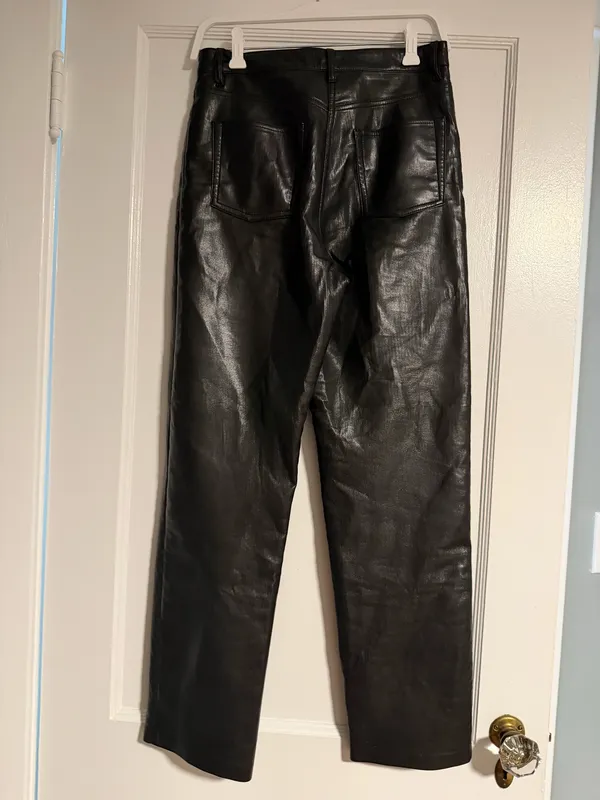 The Melina Aritzia Vegan Leather Pants - Image 2