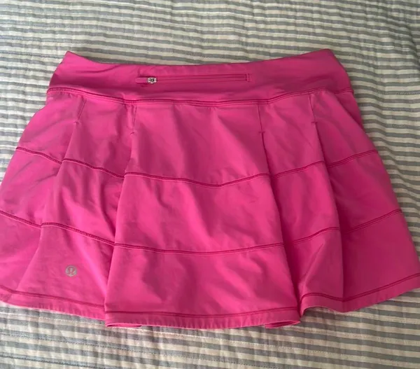 Lululemon Sonic Pink Pace Rival Skirt - Image 3