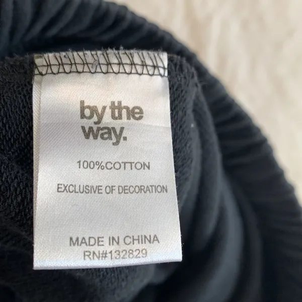 Rachel Sweatpants in Blackby the way. Size Large - Image 9