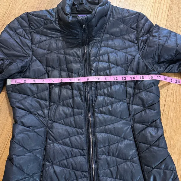 Patagonia Black Duckdown Longline Coat Sz S - Image 5