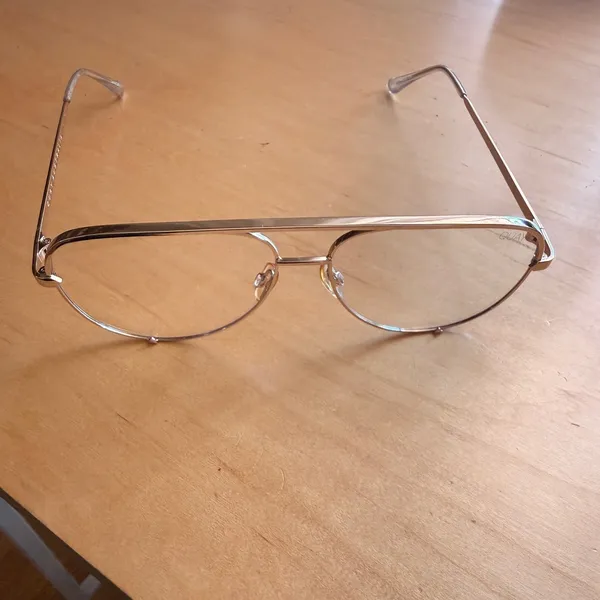 Quay Australia High Key Mini Rose Gold Blue Light Blocking Aviator Glasses 126 - Image 7
