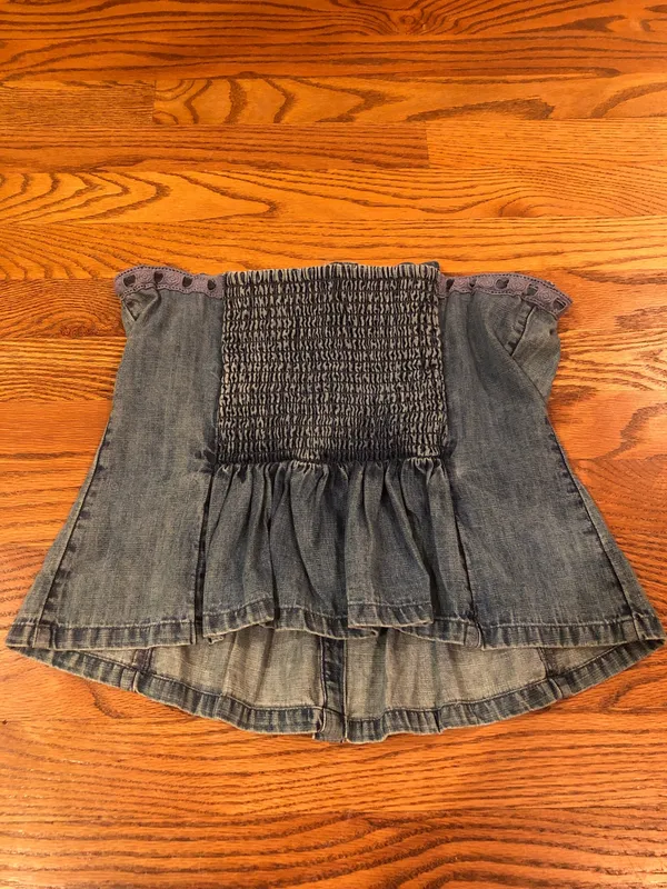 Denim Free People Tube Top - Image 6