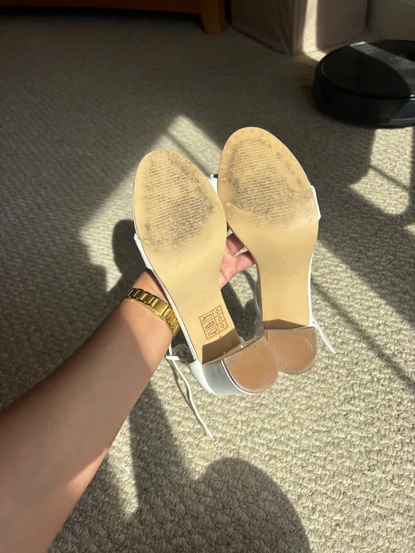 White heels Size 9 - Image 6