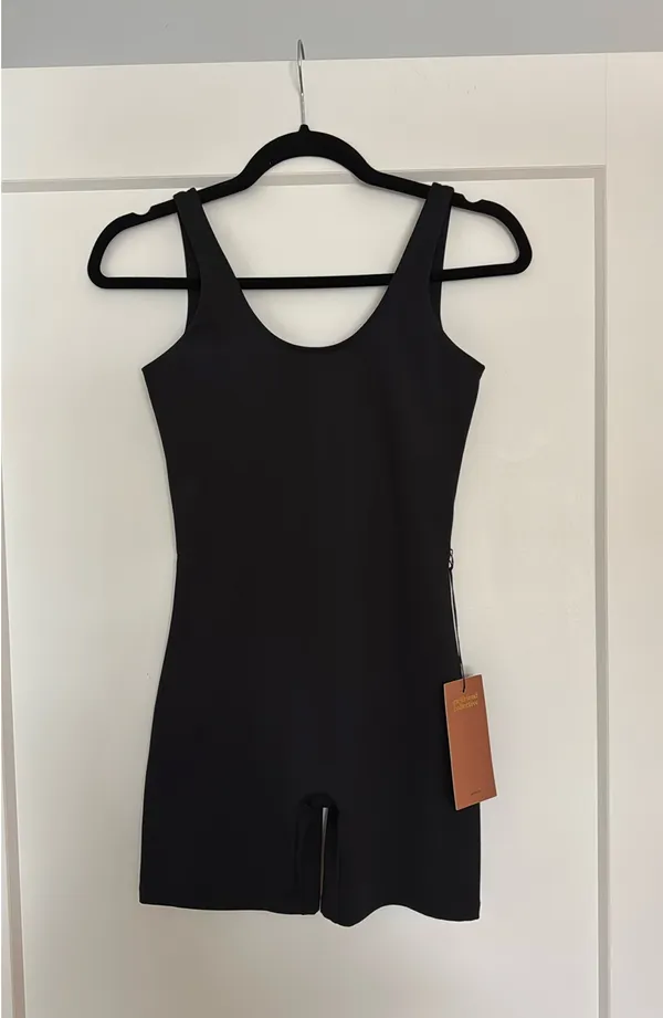 Girlfriend Collective Bike Unitard Black - Image 2
