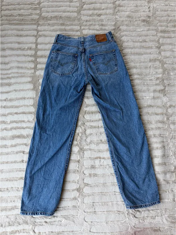 Levi’s Blue Jeans 505 Straight Leg Women’s 25 Waist / 30 Length - Image 7