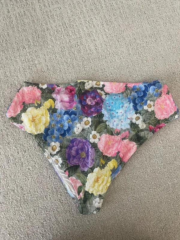 Show Me Your Mumu Sail Swim Bottoms size XXL Flower Shop Scrunch Floral nwot - Image 4