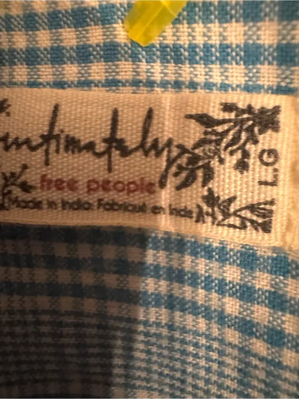 FREE PEOPLE Rags To Riches Striped‎ Patchwork Button-Down Shirt - Image 4
