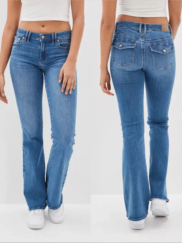 AMERICAN EAGLE Low Rise Flare Jean - Image 2