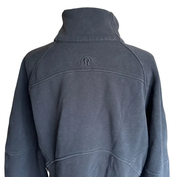 Lululemon - Scuba 1/4 Zip Pullover Sweatshirt Black Sz M/L - Image 5