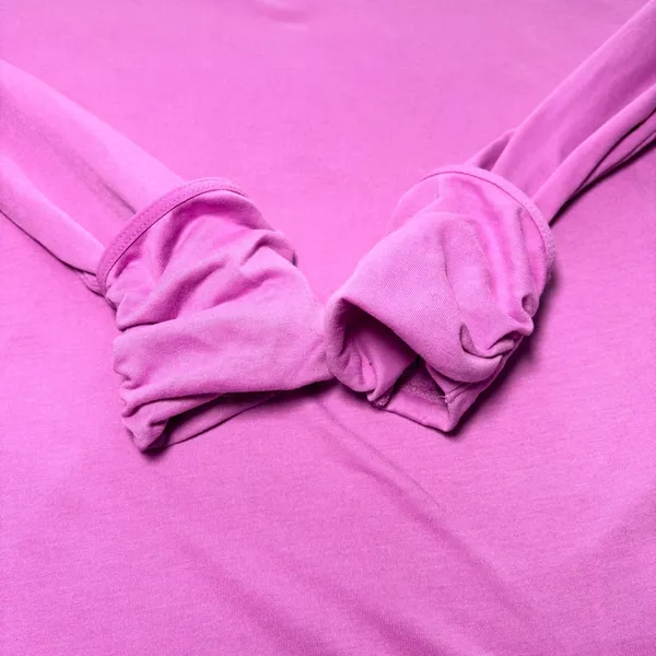 Nike Dri-Fit Fuchsia Pink‎ Hooded Long Sleeve Running Top Size M - Image 7