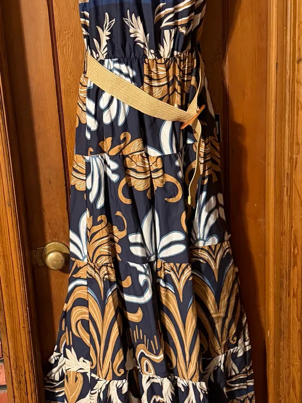 Adora Strapless Maxi Dress Blue Size undefined - Image 2
