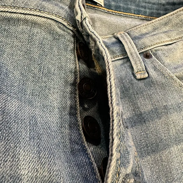 Abercrombie & Fitch Denim Super Skinny High Rise Button Fly Blue Jeans 31 - Image 8
