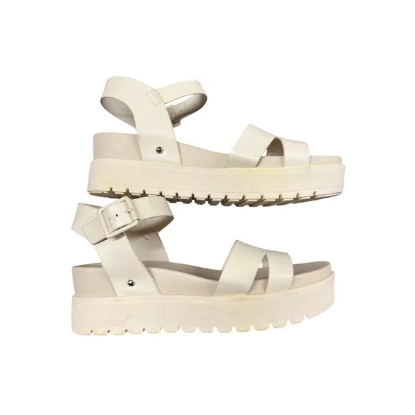MIA Maya Platform Sandal Cream Off White Chunky Lug Sole Vegan Leather 8.5 - Image 5