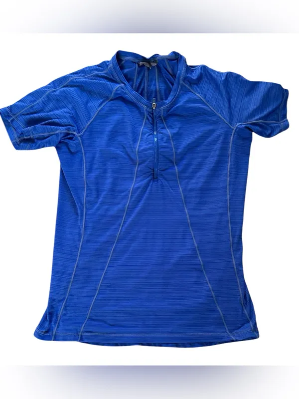 Athleta  Blue Short-Sleeve athletic Top - Image 2