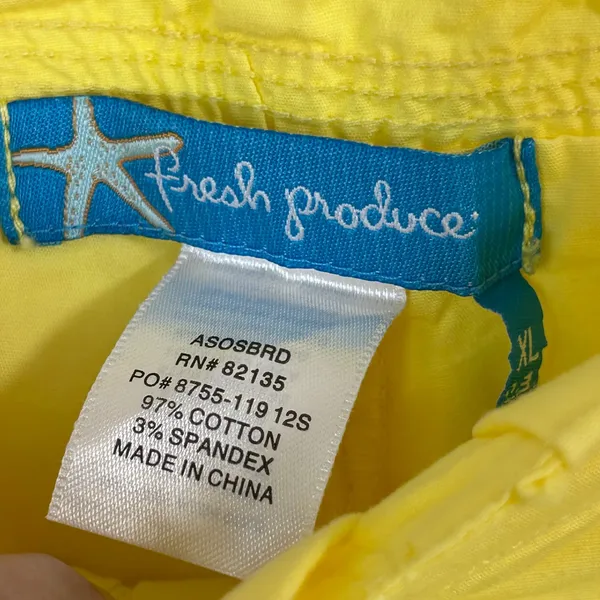 Fresh Produce XL Daffodil‎ Yellow Cruiser Skort Cotton Spandex ASOSBRD New - Image 5