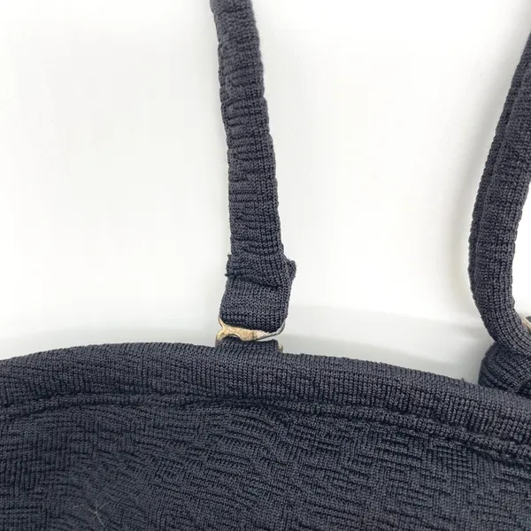Time and Tru Bikini Top Women Small One Shoulder O-Ring Minimal Swim‎ Indie - Image 6