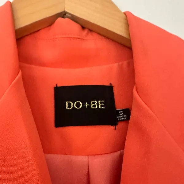 DO+BE Orange Sleeveless Sheath Mini Dress - Image 3