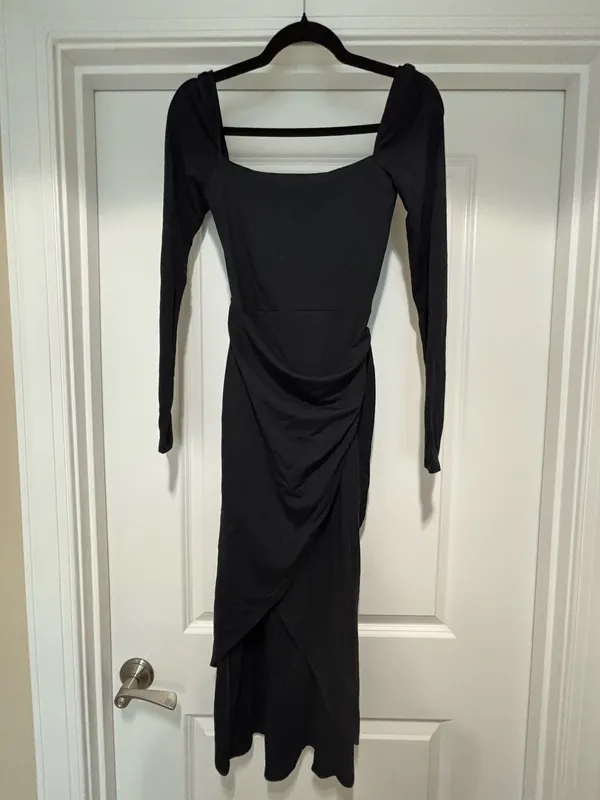 Aritzia Wilfred Wrap Dress Midi - Image 3