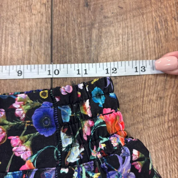 Lululemon Athletica Hotty Hot High Rise Skirt Skort Black Flowerscope Floral 4 - Image 10