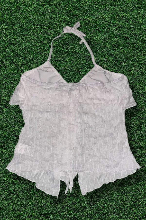 Halter Top White Size L - Image 2