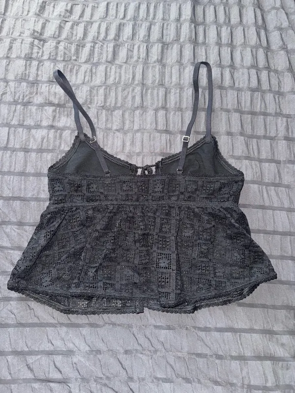 Aerie Lace Tie Front Tank - Image 3