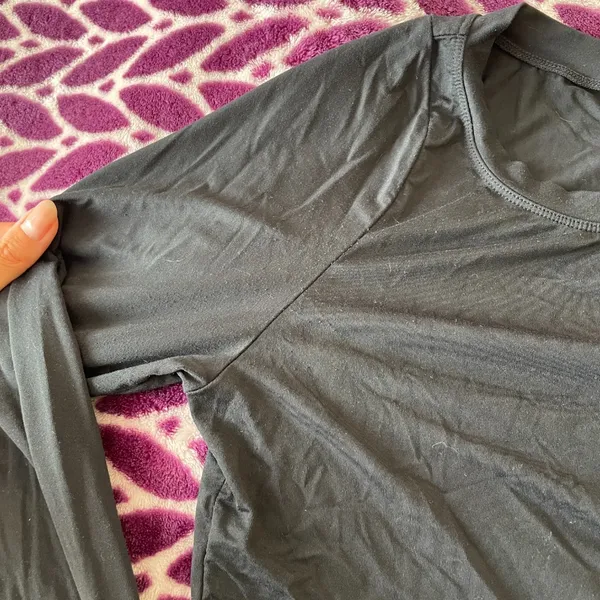 Apex Long Sleeve Crop Top Small - Image 4