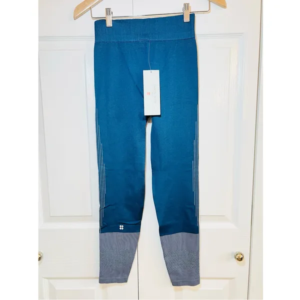 Sweaty Betty Sculpt Base Layer 7/8 Leggings in Deep Blue - XS - NWT - Image 4