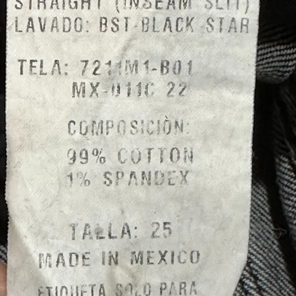 Hudson Nico Mid Rise Straight Inseam Split Black Star Denim‎ Jeans Size 25 NWT - Image 11