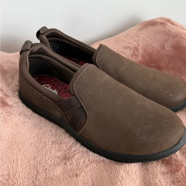Clarks Women’s Chocolate Brown Slip-On‎ Loafers - Image 4