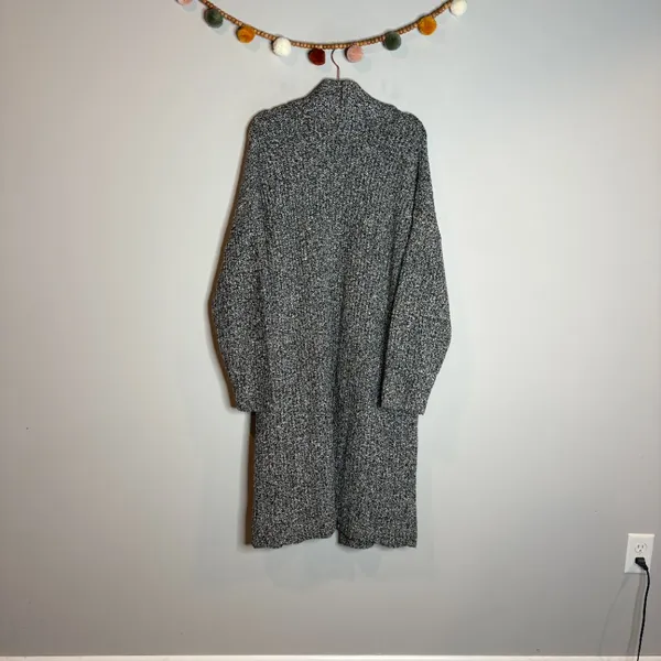 Haven Well Within marled long open cardigan sweater Gray Size XL - Image 5