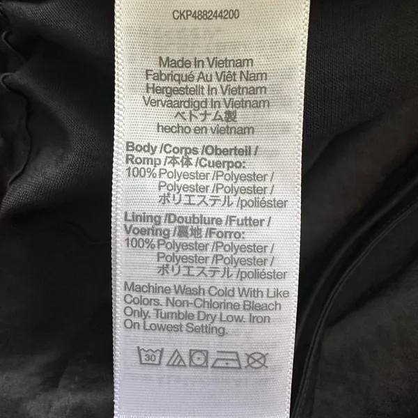 Madewell Pants Petite Pintucked Slim Pull-On Pants in Satin True Black Sz PXL - Image 11