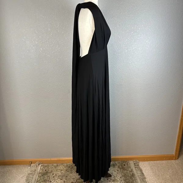 Lulus Tricks‎ of the Trade Black Maxi Dress 12 Ways to Style L Large - Image 3