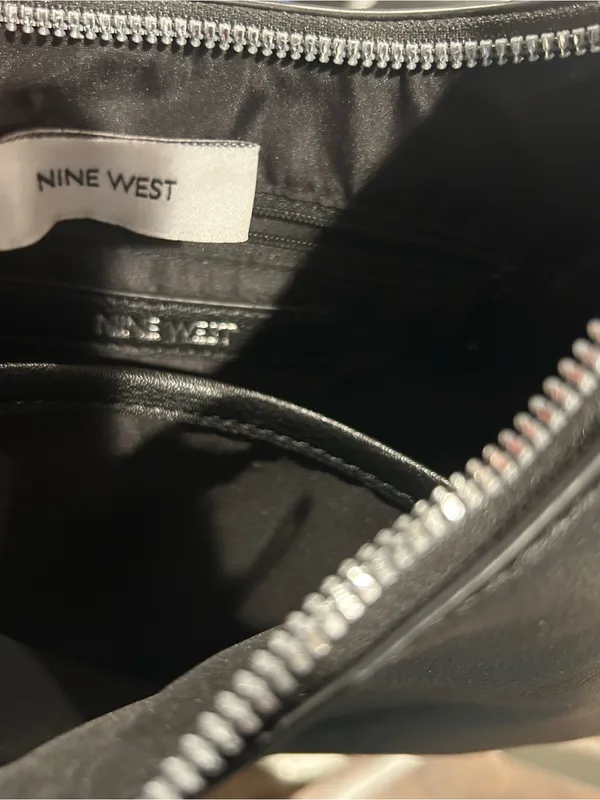 Nine West Black Faux Leather Shoulder Bag - Image 4