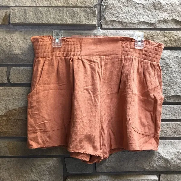 Trendy Queen 2 Piece Short Sets Sleeveless Lounge High Waisted orange XL - Image 5