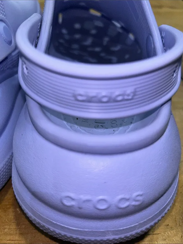 Crocs Platform Clog Lavender Women’s Size 8 Men’s 6 Lightweight Comfort Shoes - Image 7
