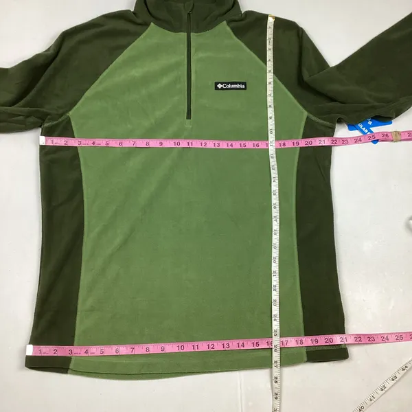 Columbia Men’s Life Pointe Half Zip Fleece Pullover Jacket Medium RETAIL $45 NEW! - Image 3