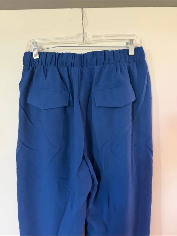 Zenana Outfitters Navy Blue Drawstring Pants- NWOT - Image 5