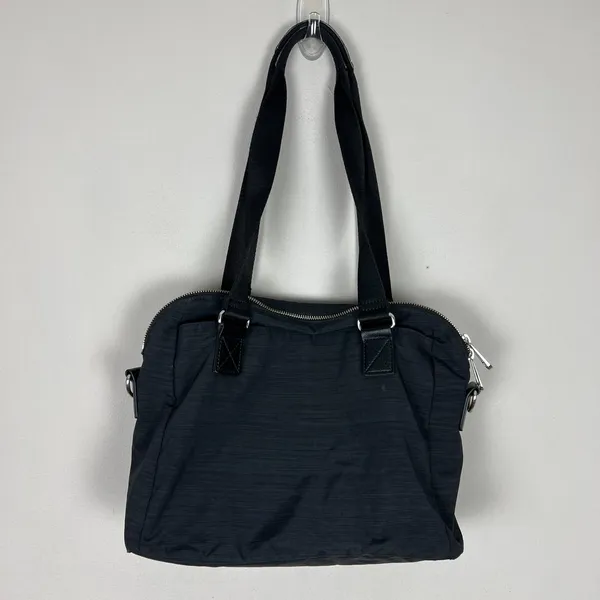 Kipling Shoulder Bag Black‎ Nylon Travel Double Strap Lightweight Solid Medium - Image 4